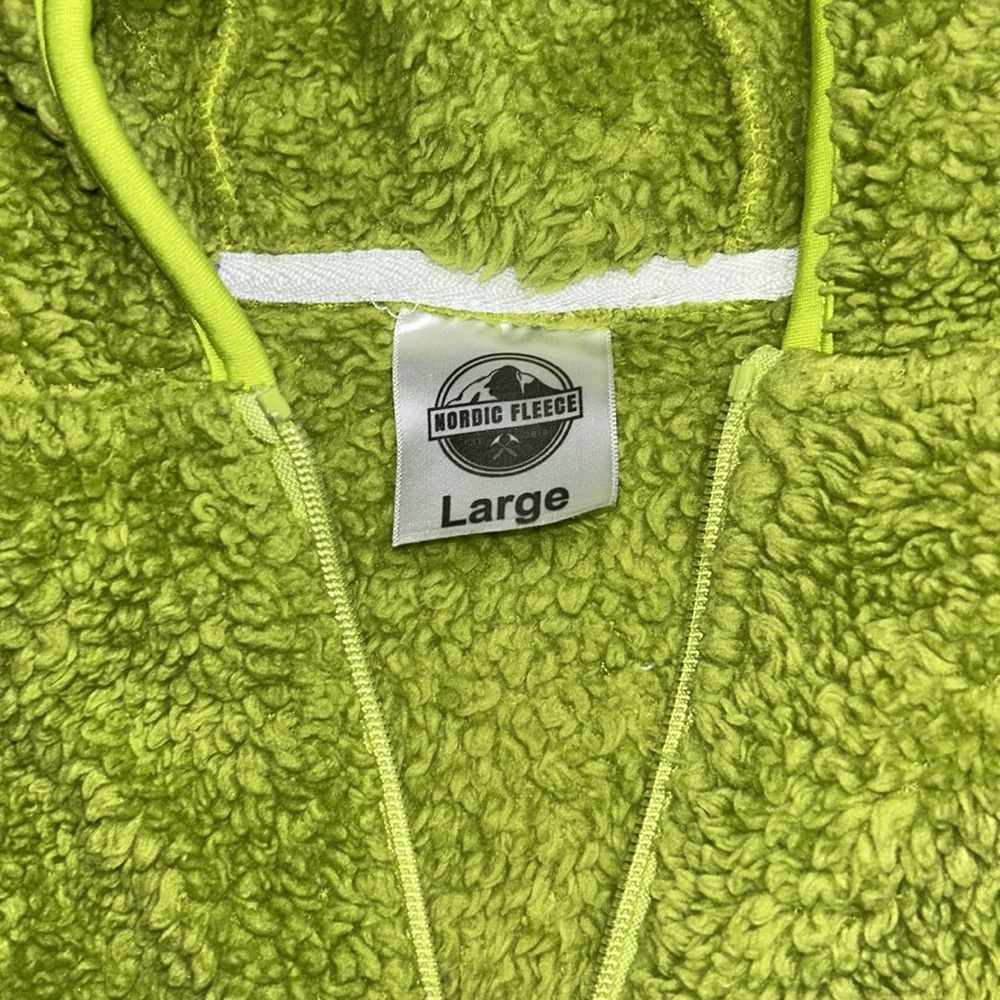 KIDS' BEARY COMFY SHERPA
JACKET IN GREEN - Picture 4 of 5